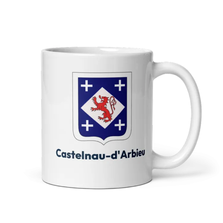 Mug blason de Castelnau-d'Arbieu