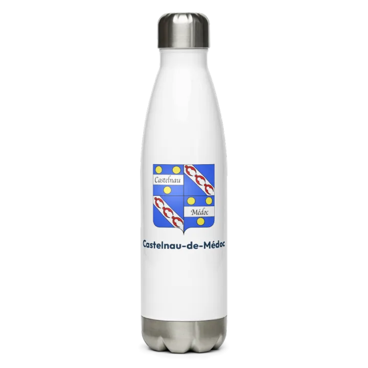Gourde inox blason de Castelnau-de-Médoc