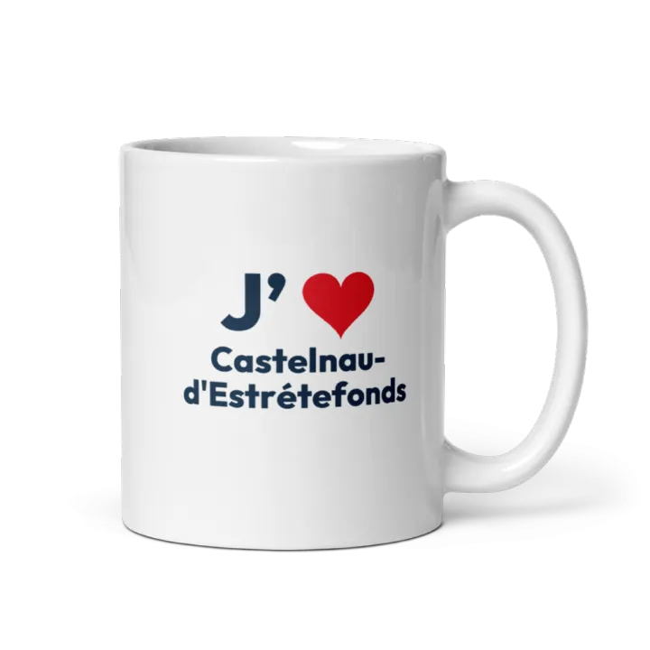 Mug « J’❤ Castelnau-d'Estrétefonds »