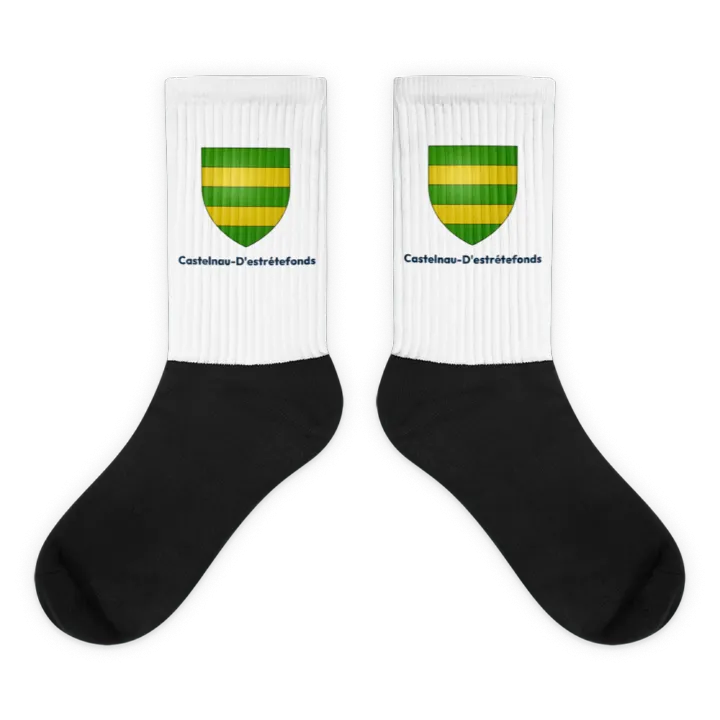 Chaussettes — blason de Castelnau-d'Estrétefonds