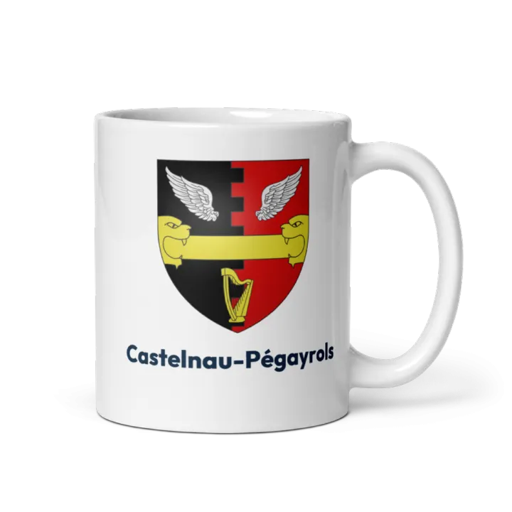 Mug blason de Castelnau-Pégayrols