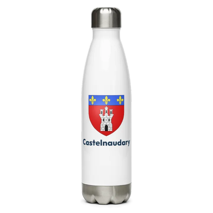 Gourde inox blason de Castelnaudary