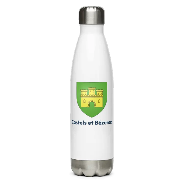 Gourde inox blason de Castels et Bézenac