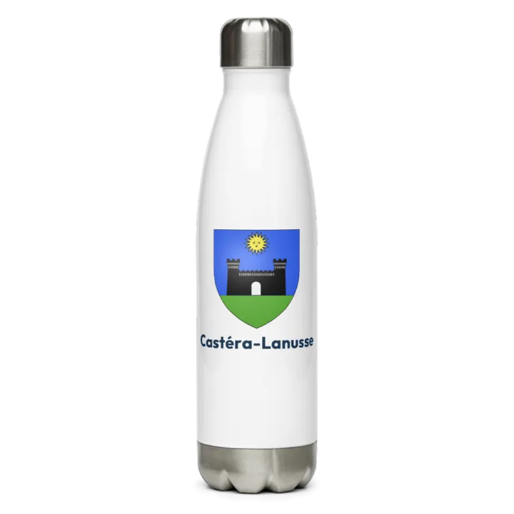 Gourde inox blason de Castéra-Lanusse