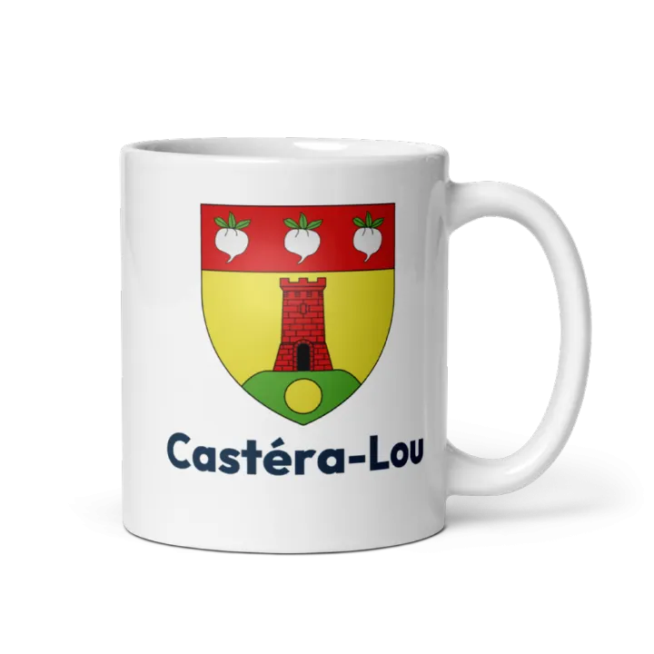 Mug blason de Castéra-Lou