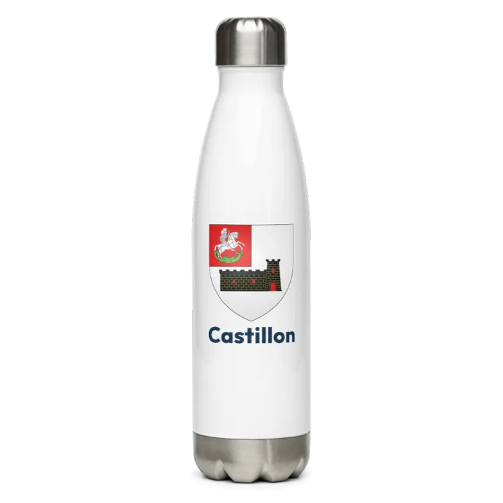 Gourde inox blason de Castillon