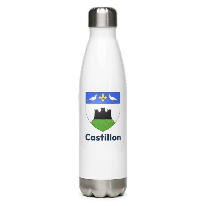 Gourde inox blason de Castillon