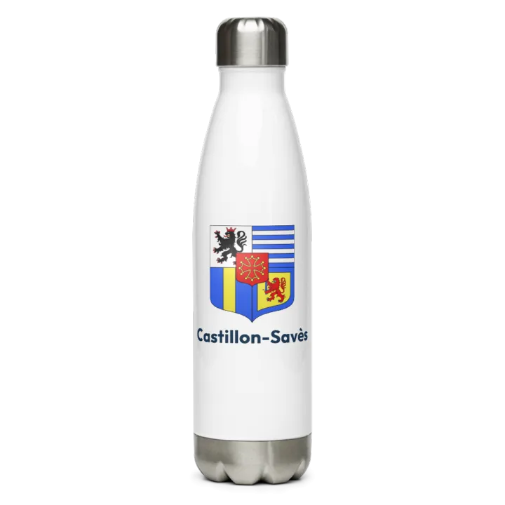 Gourde inox blason de Castillon-Savès