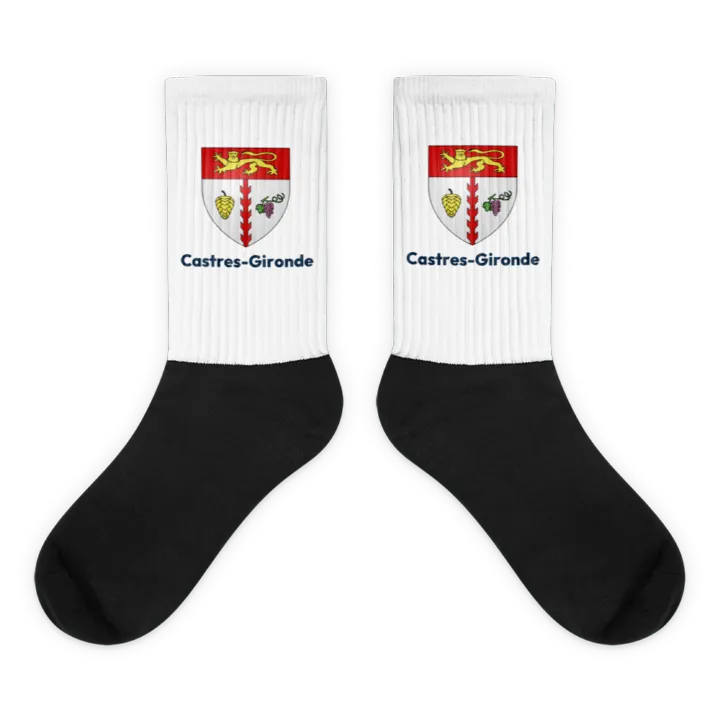 Chaussettes — blason de Castres-Gironde
