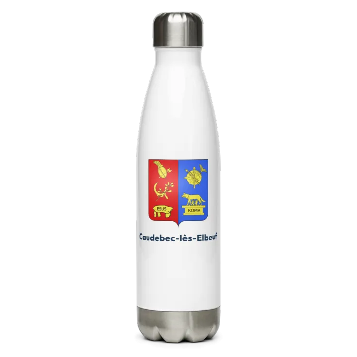 Gourde inox blason de Caudebec-lès-Elbeuf