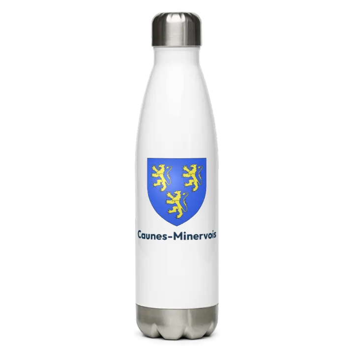Gourde inox blason de Caunes-Minervois