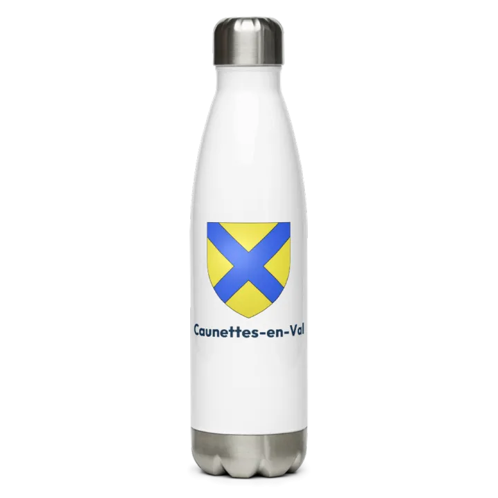Gourde inox blason de Caunettes-en-Val