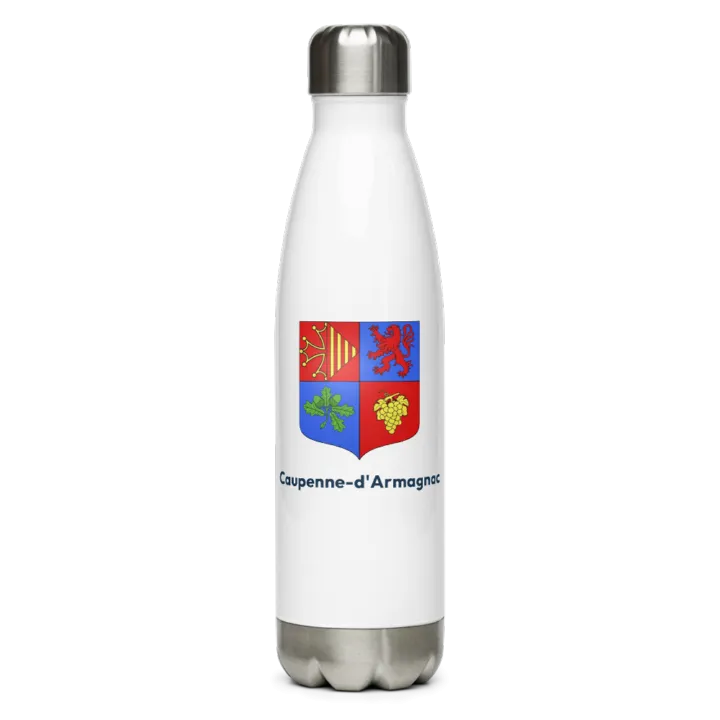 Gourde inox blason de Caupenne-d'Armagnac