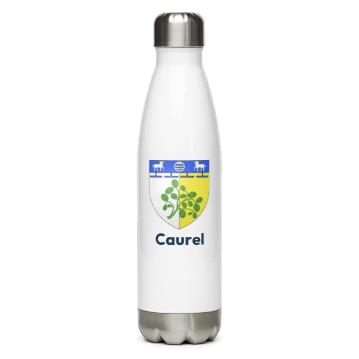 Gourde inox blason de Caurel