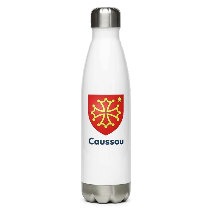 Gourde inox blason de Caussou