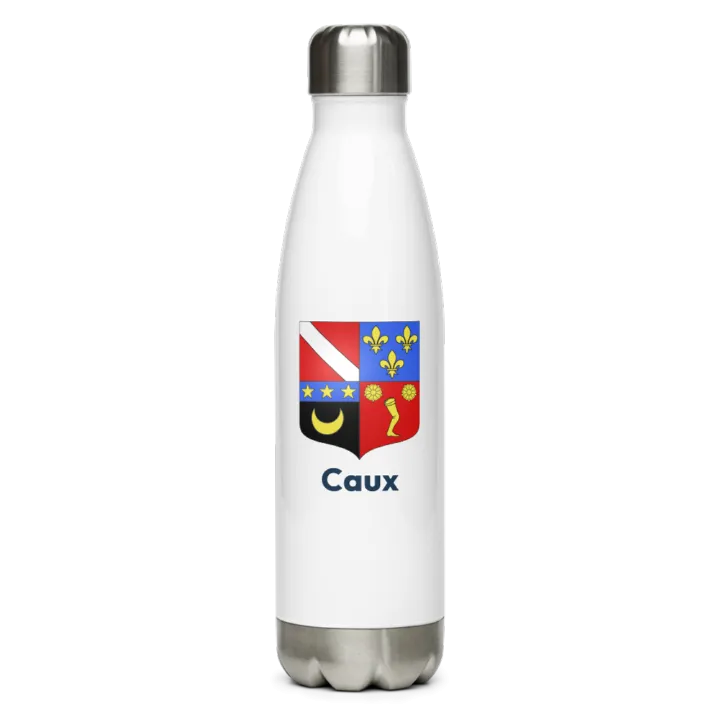 Gourde inox blason de Caux