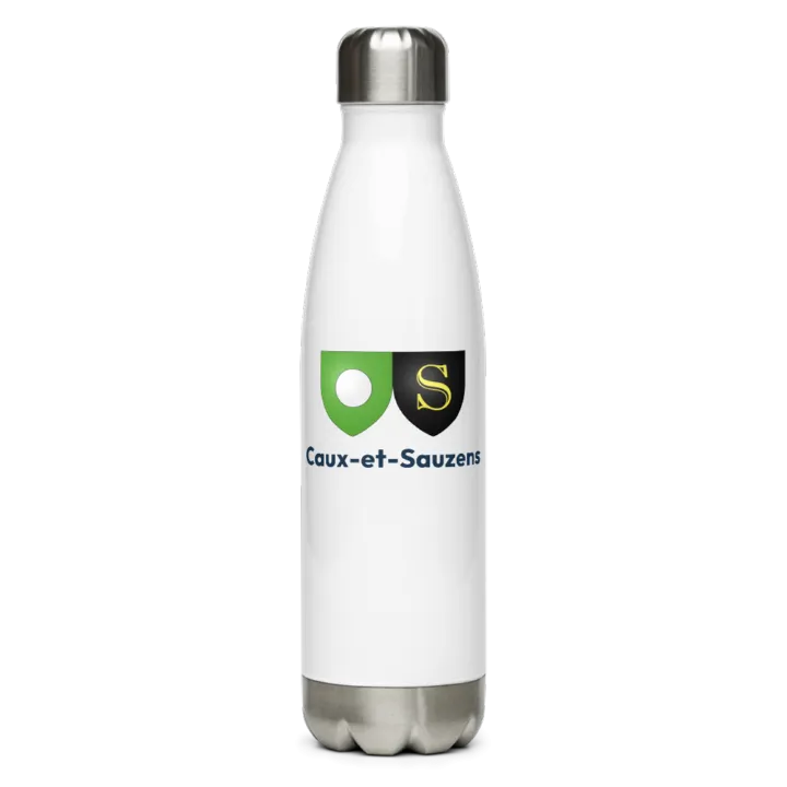 Gourde inox blason de Caux-et-Sauzens