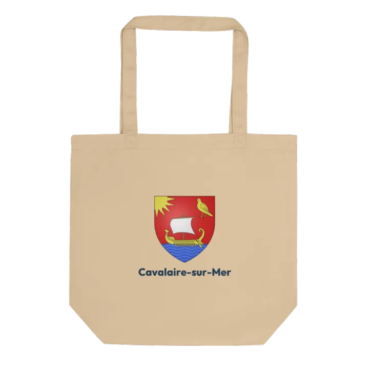 Tote bag coton bio — blason de Cavalaire-sur-Mer