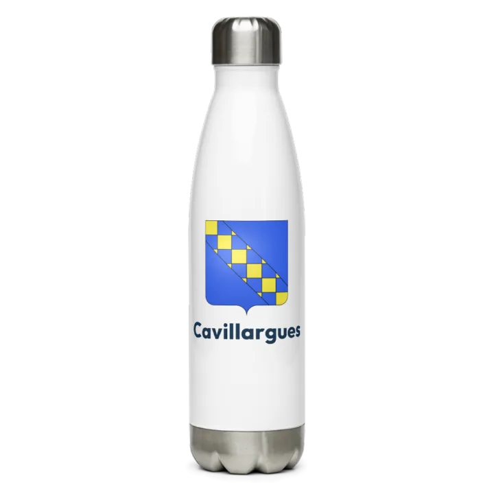 Gourde inox blason de Cavillargues