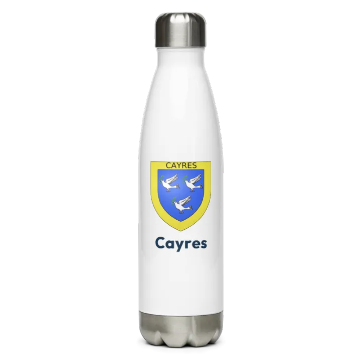 Gourde inox blason de Cayres