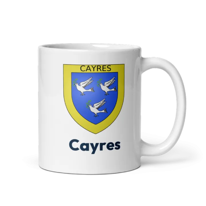 Mug blason de Cayres