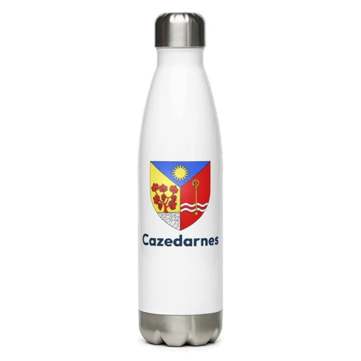 Gourde inox blason de Cazedarnes