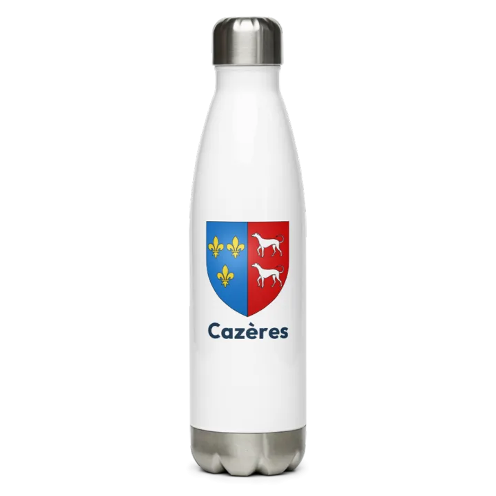 Gourde inox blason de Cazères