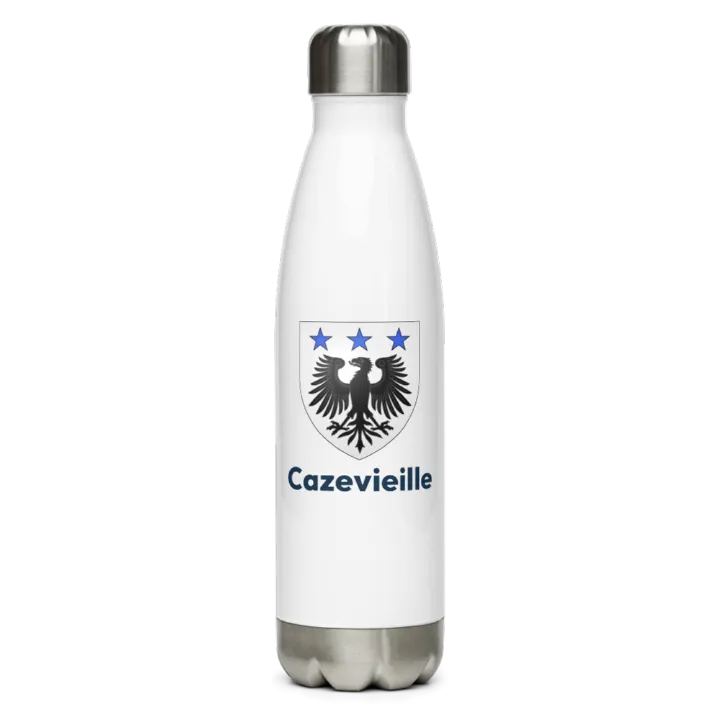 Gourde inox blason de Cazevieille