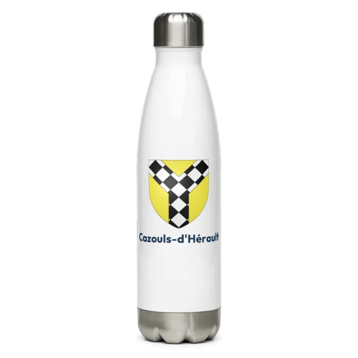 Gourde inox blason de Cazouls-d'Hérault
