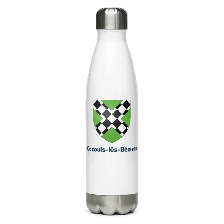 Gourde inox blason de Cazouls-lès-Béziers