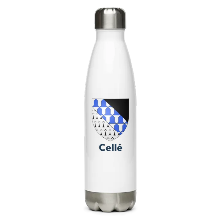 Gourde inox — blason de Cellé