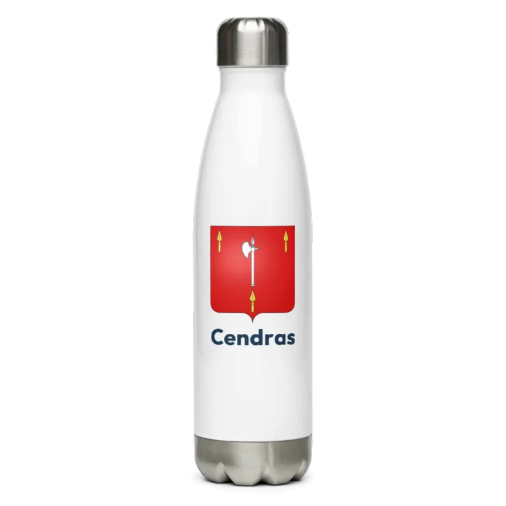 Gourde inox blason de Cendras