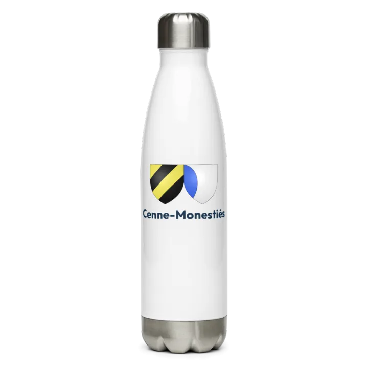 Gourde inox blason de Cenne-Monestiés