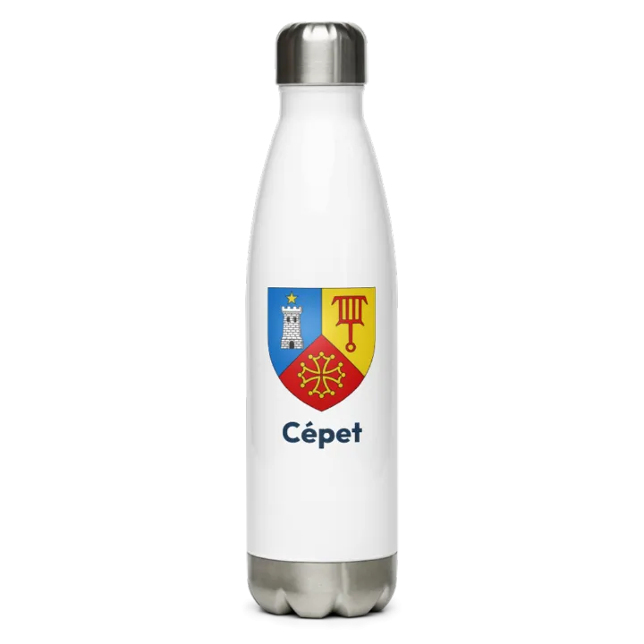 Gourde inox blason de Cépet