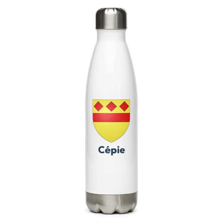 Gourde inox blason de Cépie