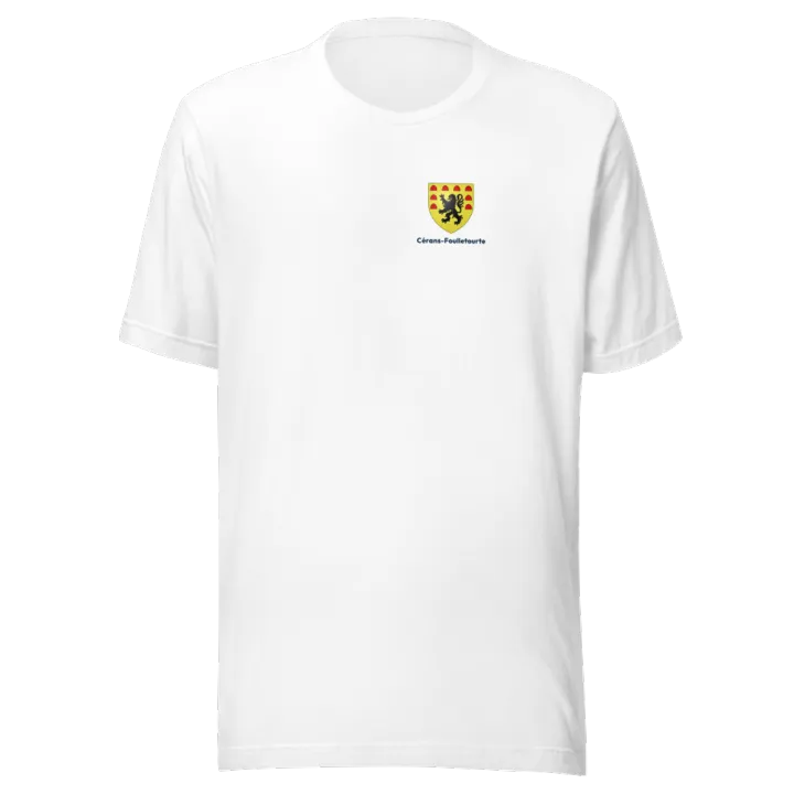 T-shirt blason de Cérans-Foulletourte