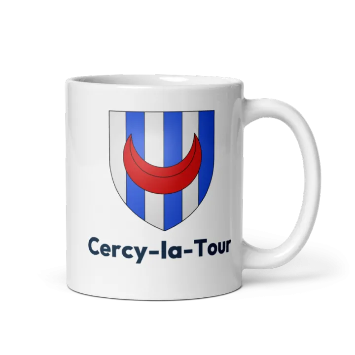 Mug blason de Cercy-la-Tour