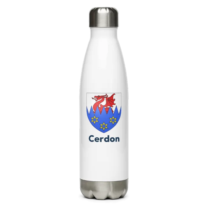 Gourde inox blason de Cerdon