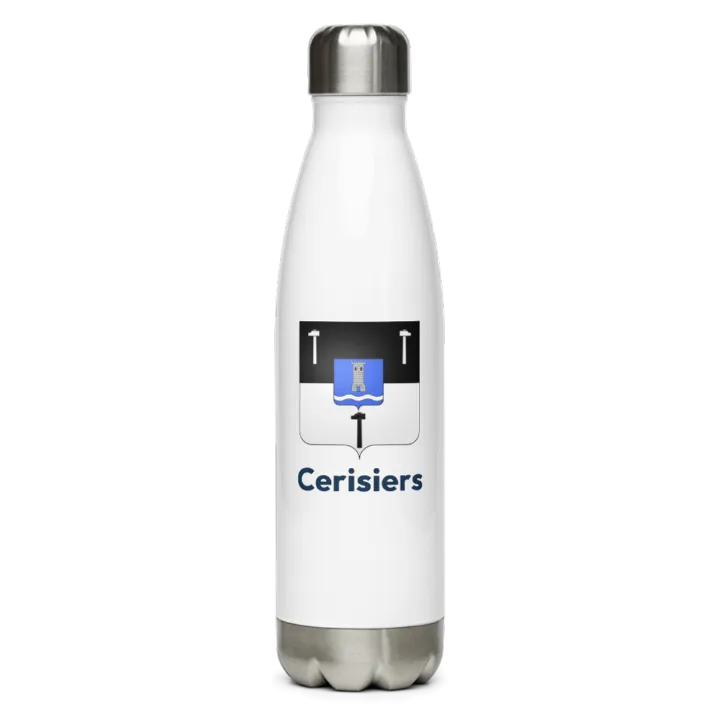 Gourde inox blason de Cerisiers