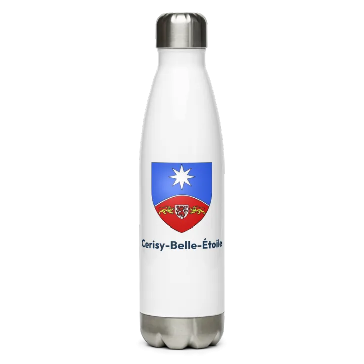 Gourde inox blason de Cerisy-Belle-Étoile