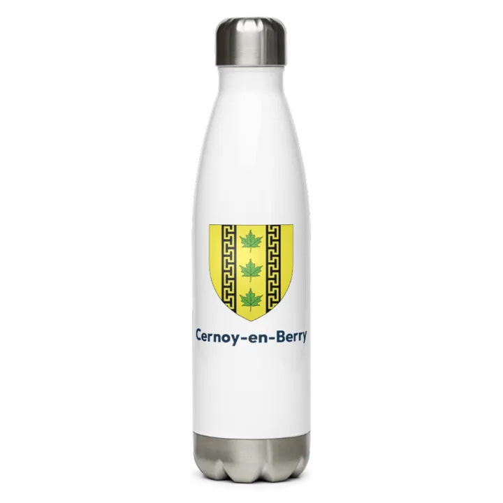 Gourde inox blason de Cernoy-en-Berry
