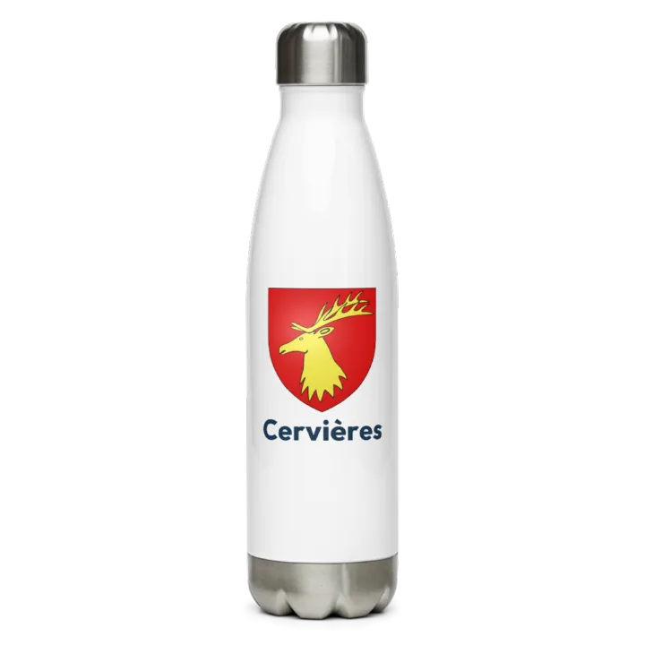 Gourde inox blason de Cervières