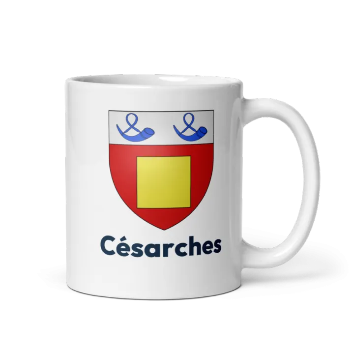 Mug blason de Césarches