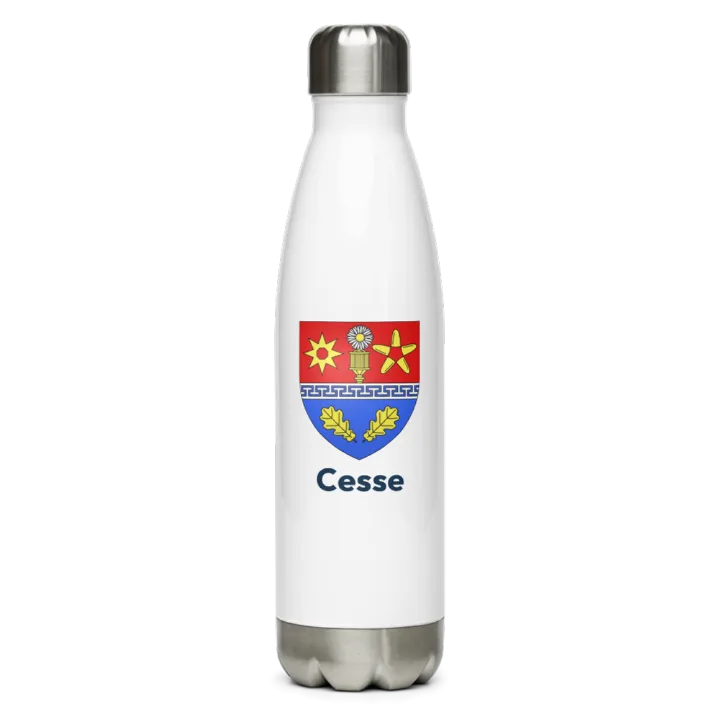 Gourde inox blason de Cesse