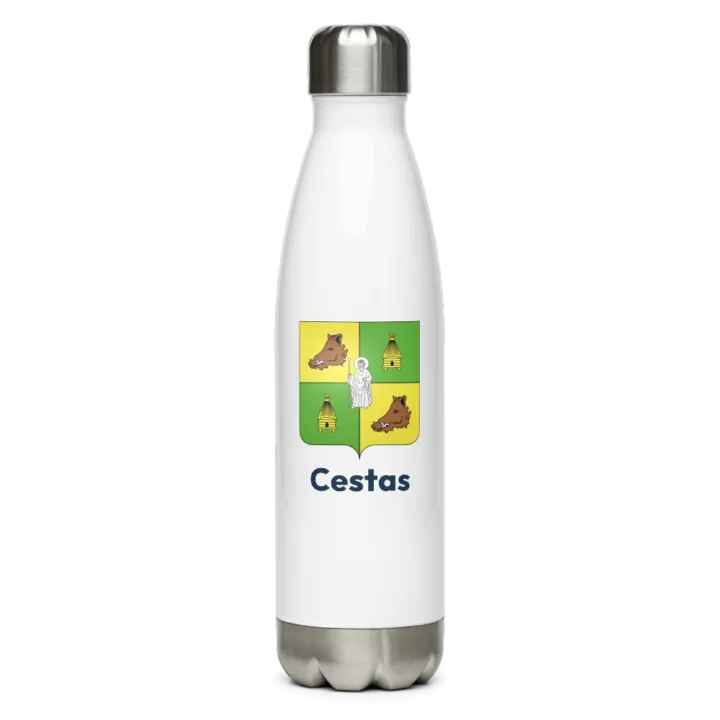 Gourde inox blason de Cestas