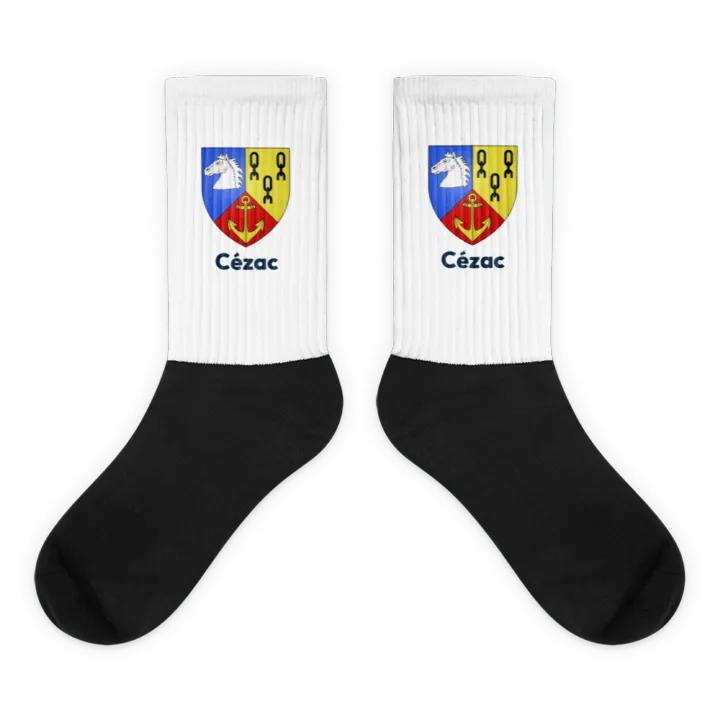 Chaussettes — blason de Cézac