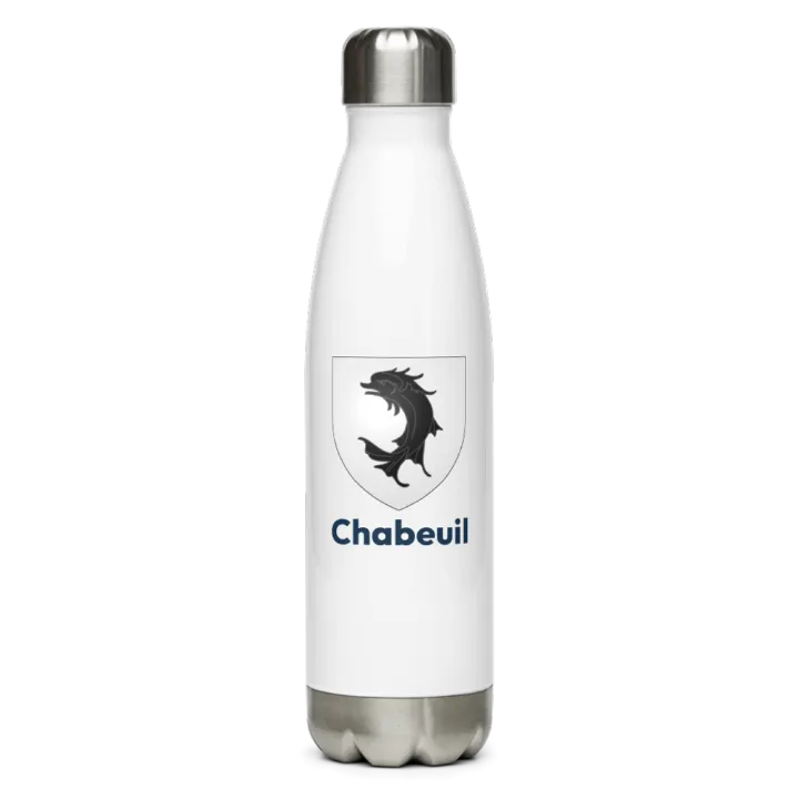 Gourde inox blason de Chabeuil