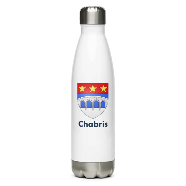 Gourde inox blason de Chabris