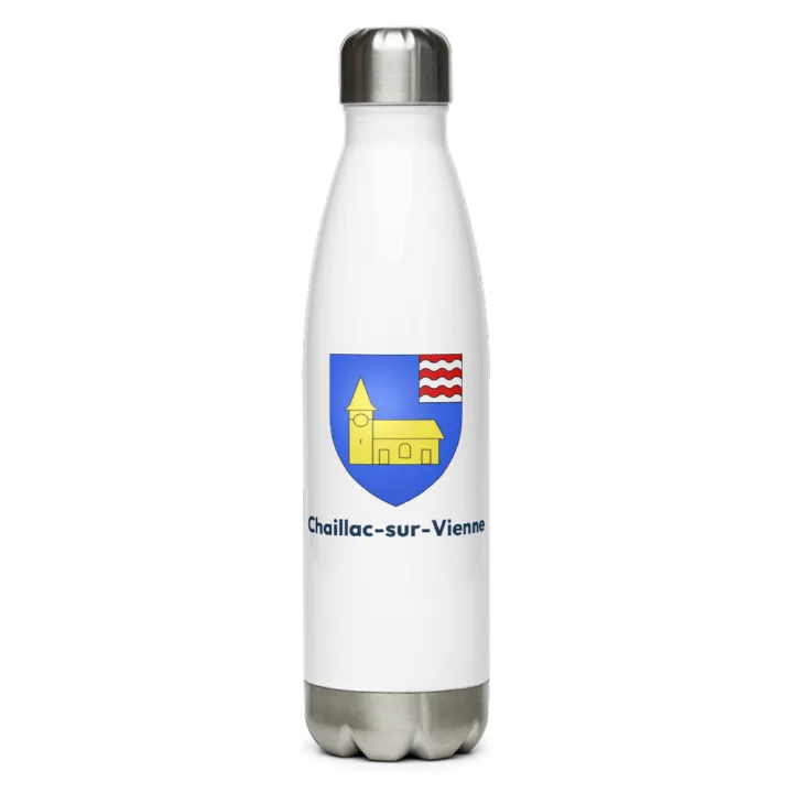 Gourde inox — blason de Chaillac-sur-Vienne