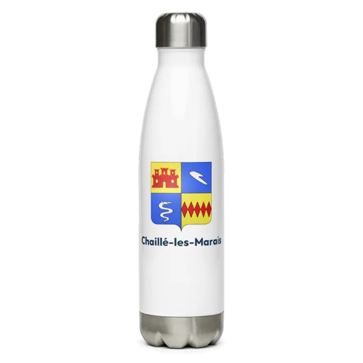 Gourde inox blason de Chaillé-les-Marais